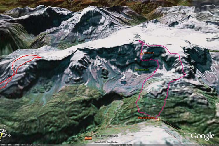 CLARIDEN NORDWAND